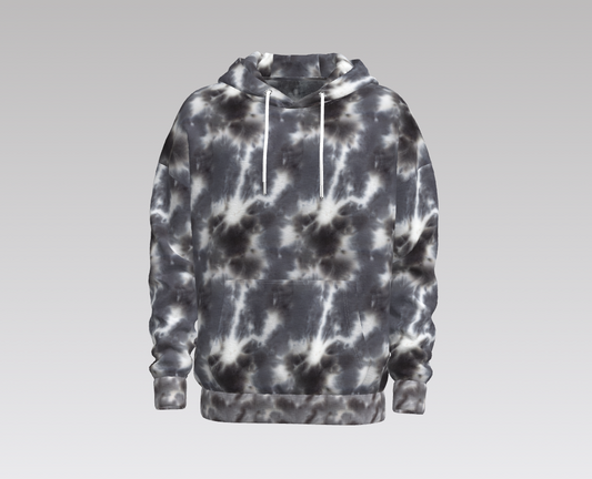 【SAMPLE PRICE】TIE-DYE PULLOVER HOODIE SWEATSHIRT