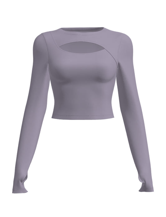【SAMPLE PRICE】Fashion Long Sleeve Women Yoga Top