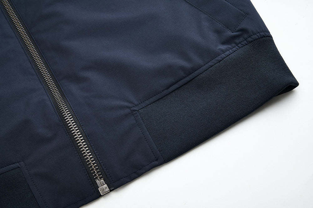 【IN STOCK】Mens Water and Wind Resistant Rain Jacket Mens Lightweight Windbreaker Bomber jacket