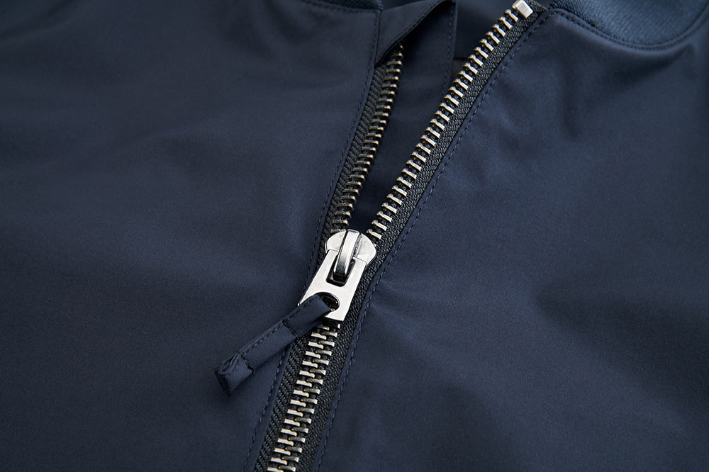【IN STOCK】Mens Water and Wind Resistant Rain Jacket Mens Lightweight Windbreaker Bomber jacket