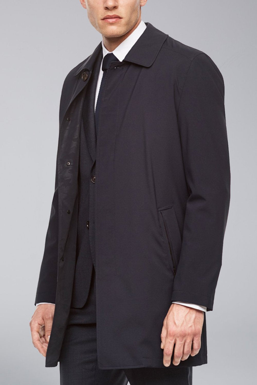 【SAMPLE PRICE】Men's Rain Coat with Zip-Out Body