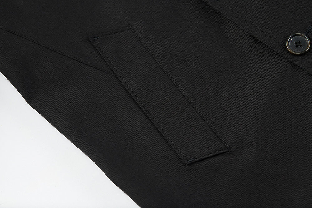 【IN STOCK】Mens Double Breasted Windproof Trench Coat
