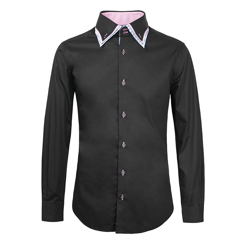 【SAMPLE PRICE】Casual Shirts Cotton Men's Custom Dress Suit Wholesale Slim Shirts