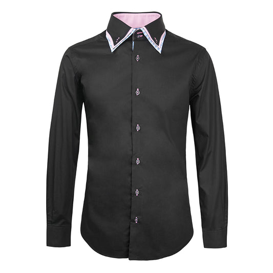 【SAMPLE PRICE】Casual Shirts Cotton Men's Custom Dress Suit Wholesale Slim Shirts