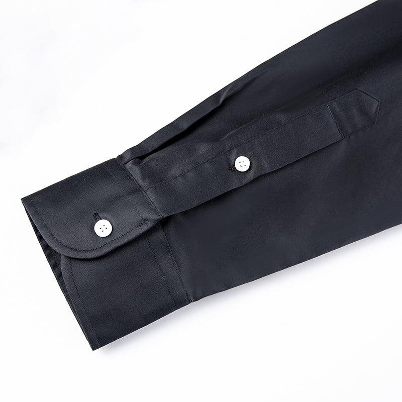 【SAMPLE PRICE】Casual Shirts Cotton Men's New Korean Splice Long-Sleeve Shirts