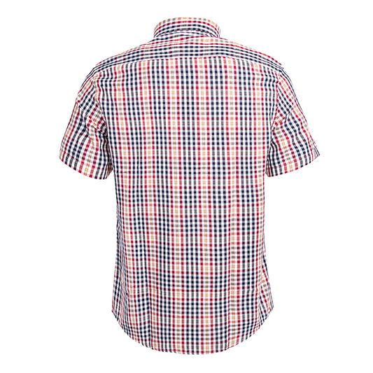 【SAMPLE PRICE】Casual Shirts Cotton Men's Pattern Short-Sleeve Business Office Wear