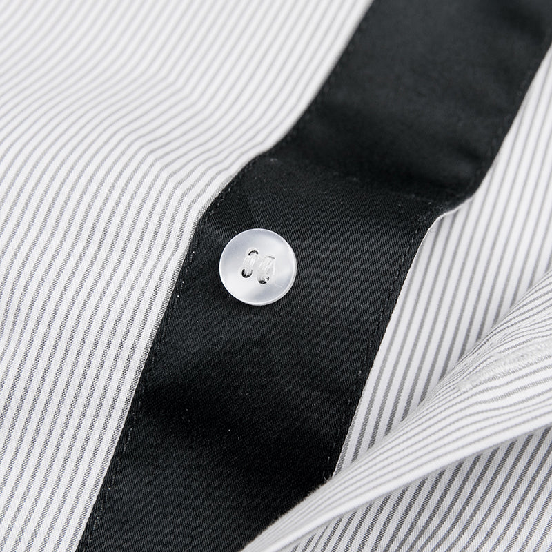【SAMPLE PRICE】Formal Shirts Cotton Men's Blank Plain White Casual Long-Sleeve Business