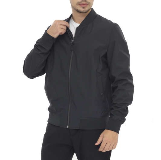 【IN STOCK】Mens Water and Wind Resistant Rain Jacket Mens Lightweight Windbreaker Bomber jacket