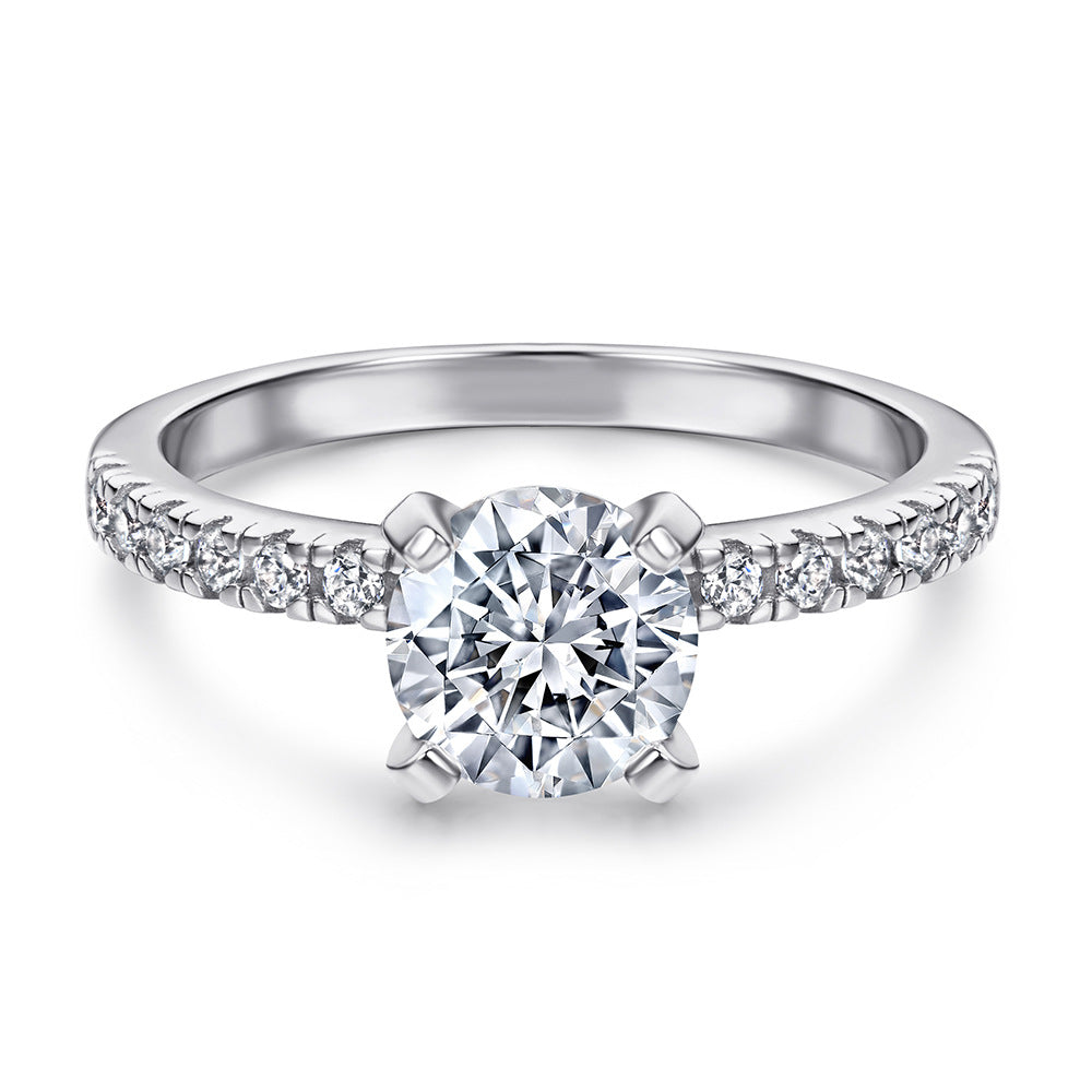 Plural diamond encrusted ring