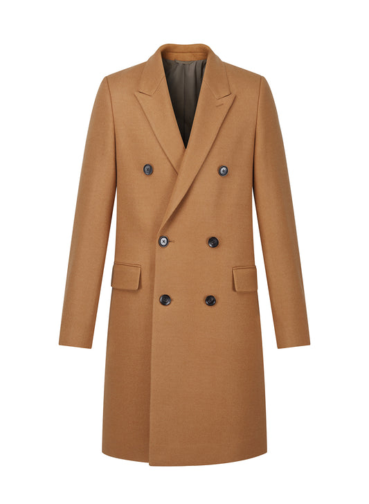 coat wool longstyle