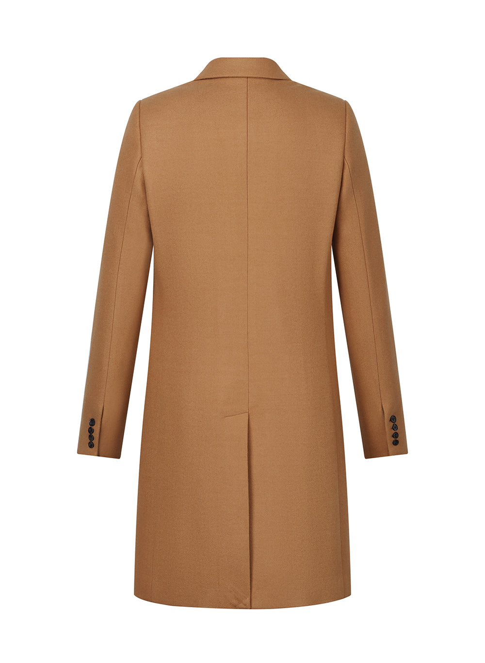 Lapel double store breasted wool coat