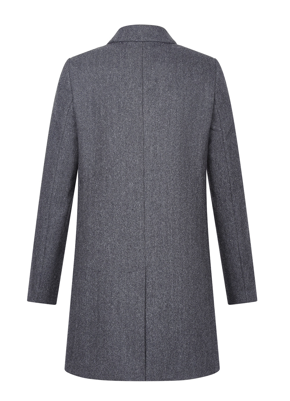 【IN STOCK】Men Wool Coat Mens DB Overcoat Men's Peaked Lapel Double Breasted Slim Wool Long Pea Coat