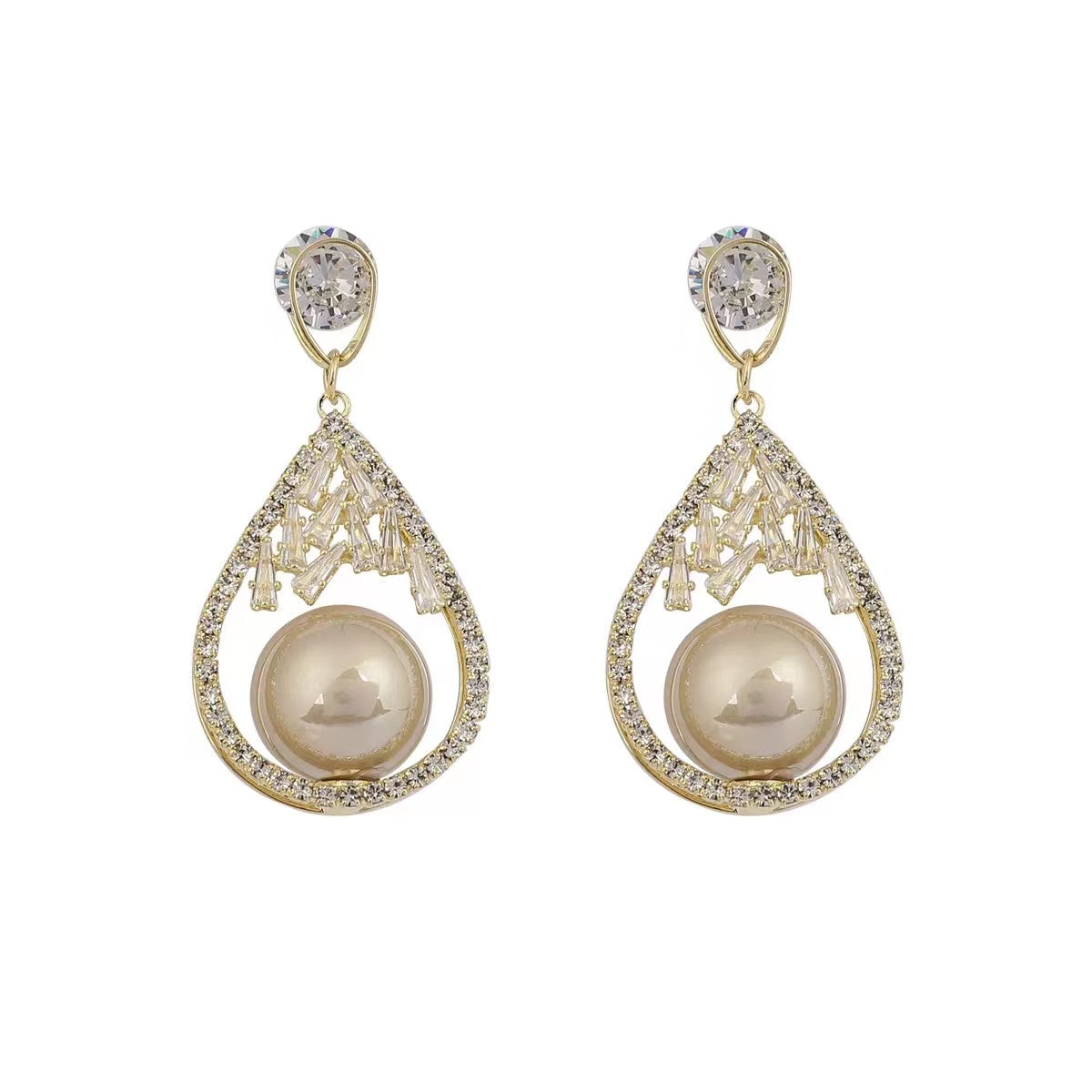 Pearl earrings