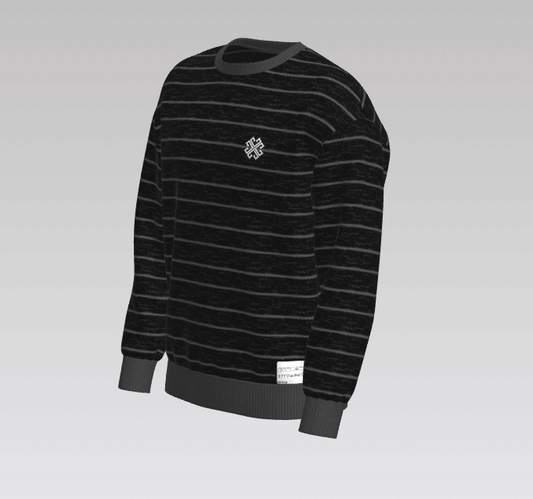 【SAMPLE PRICE】Fancy Striped Sweatshirt