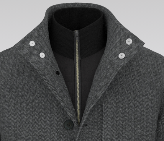 JJDUAL WOOL COAT