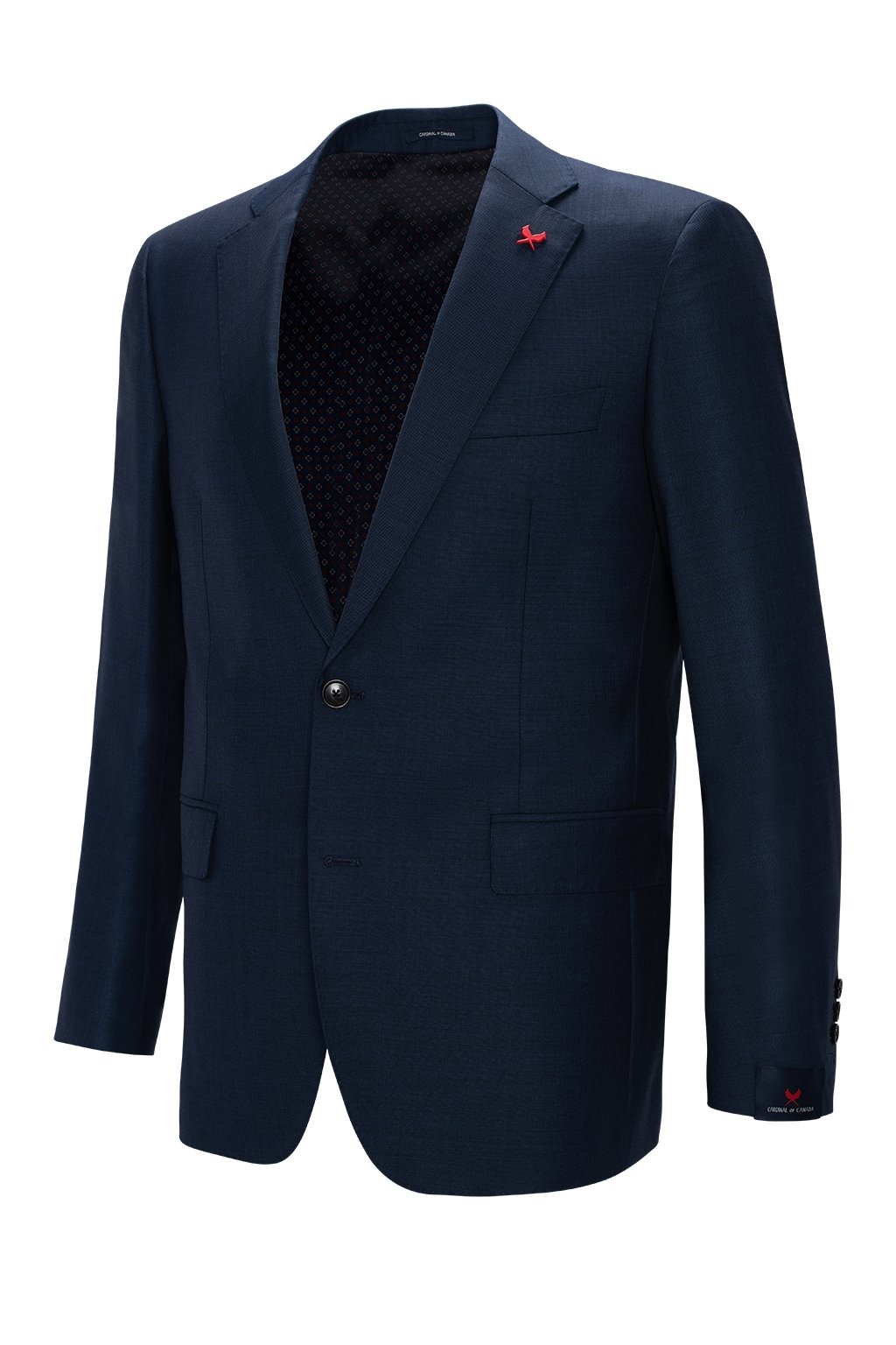 【SAMPLE PRICE】Men's tailored wool suit fully lined notch lapel two buttons