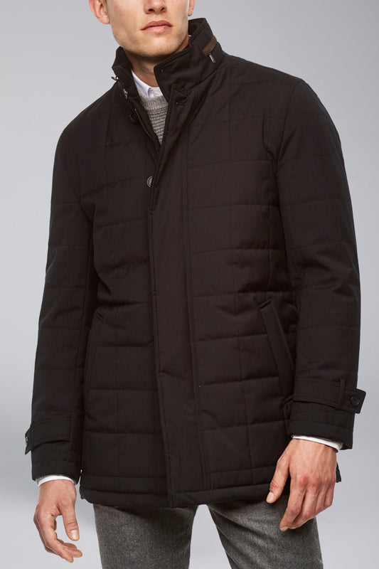 【SAMPLE PRICE】Men's technical pure wool car coat