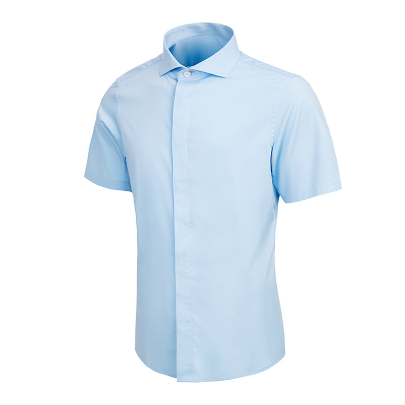 【SAMPLE PRICE】BAMBOO SHIRTS COTTON MEN'S SHORT-SLEEVE CAUSAL SUIT SHIRTS