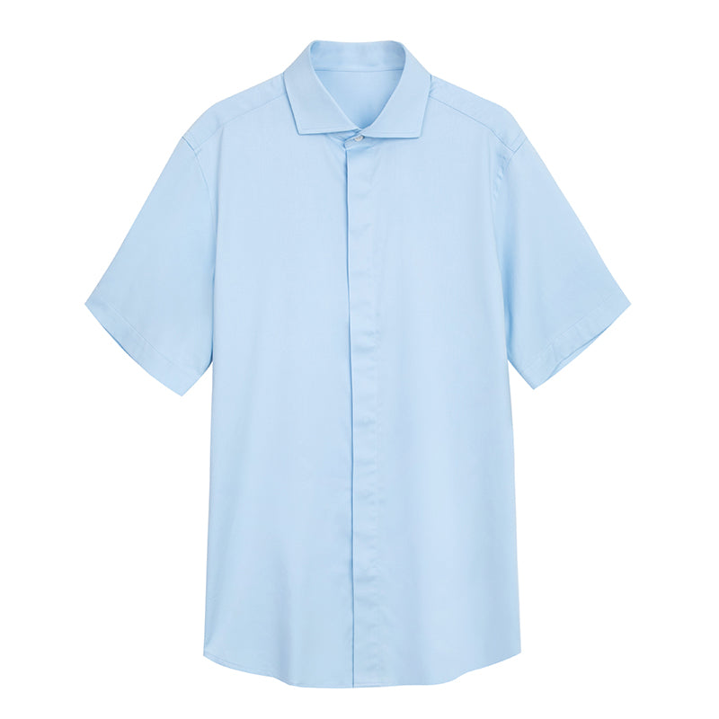 【SAMPLE PRICE】BAMBOO SHIRTS COTTON MEN'S SHORT-SLEEVE CAUSAL SUIT SHIRTS