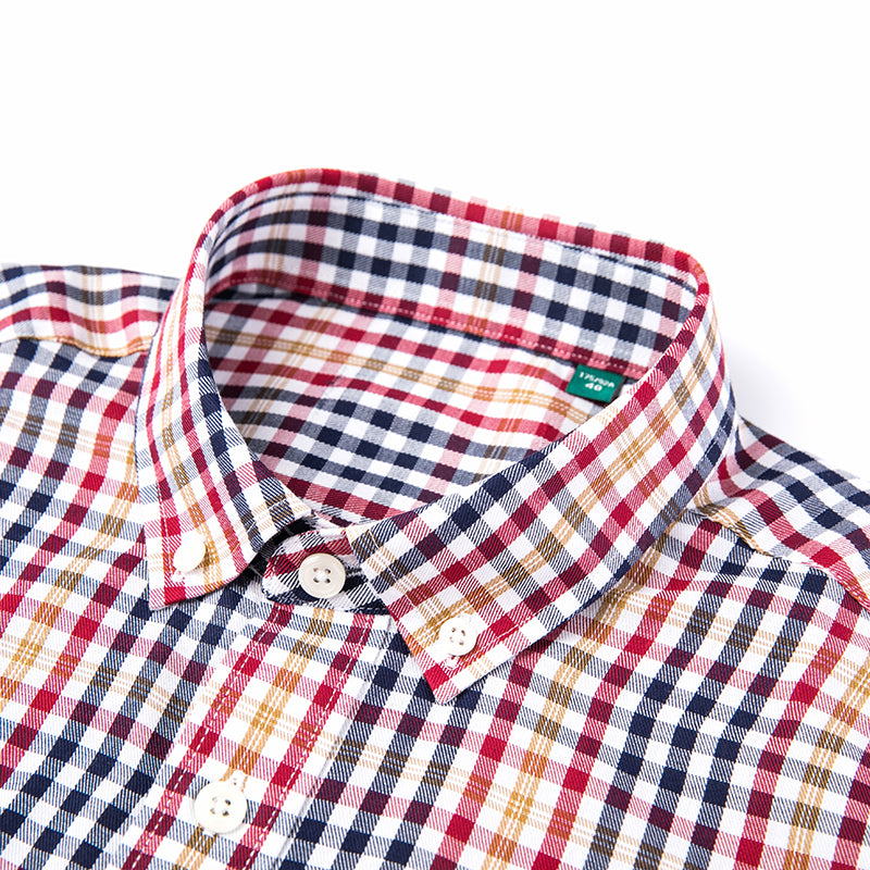 【SAMPLE PRICE】Casual Shirts Cotton Men's Pattern Short-Sleeve Business Office Wear
