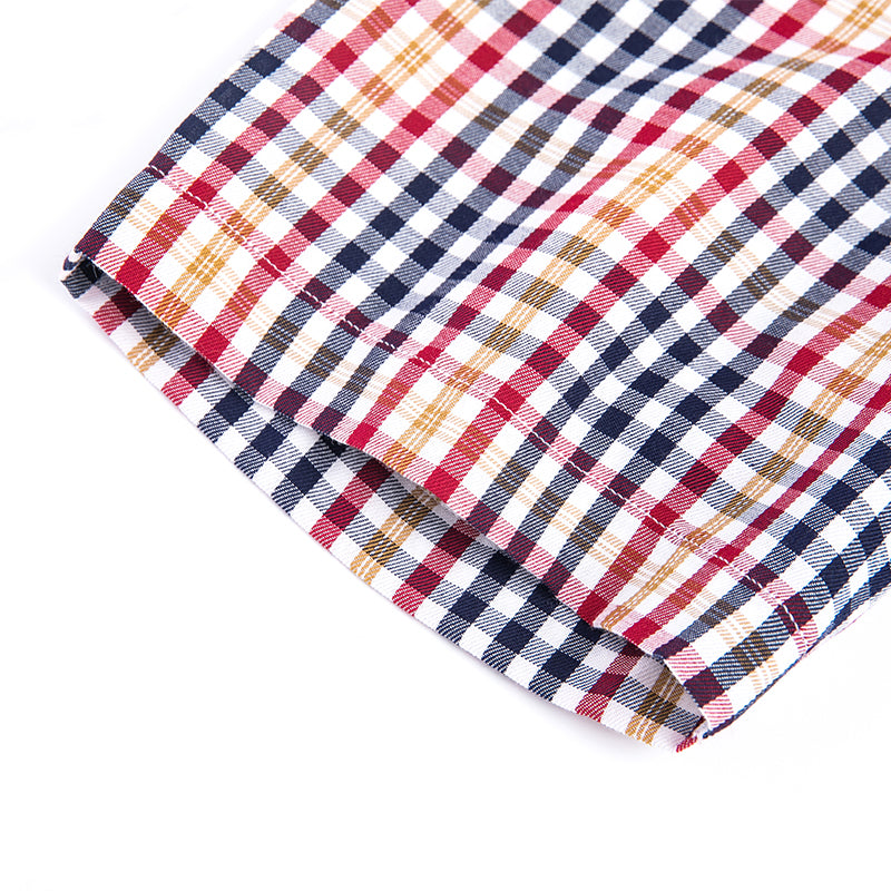 【SAMPLE PRICE】Casual Shirts Cotton Men's Pattern Short-Sleeve Business Office Wear