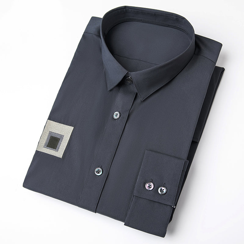 【SAMPLE PRICE】Casual Shirts Cotton Men's Unique Long Sleeve Business Office Wear