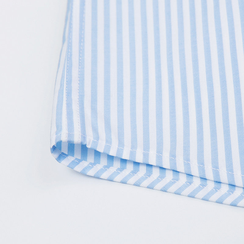 【SAMPLE PRICE】Casual Shirts Men's Cotton Long-Sleeve Stripe Dress Shirts