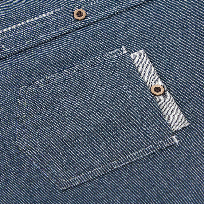 【SAMPLE PRICE】Causal Shirts Cotton Men's Fashion Style Short-Sleeve Jeans Shirts