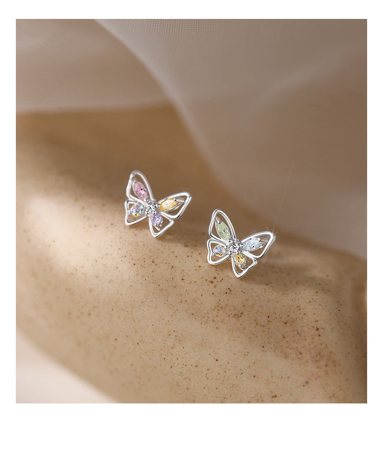 The butterfly earrings