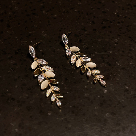 Willow leaf earrings