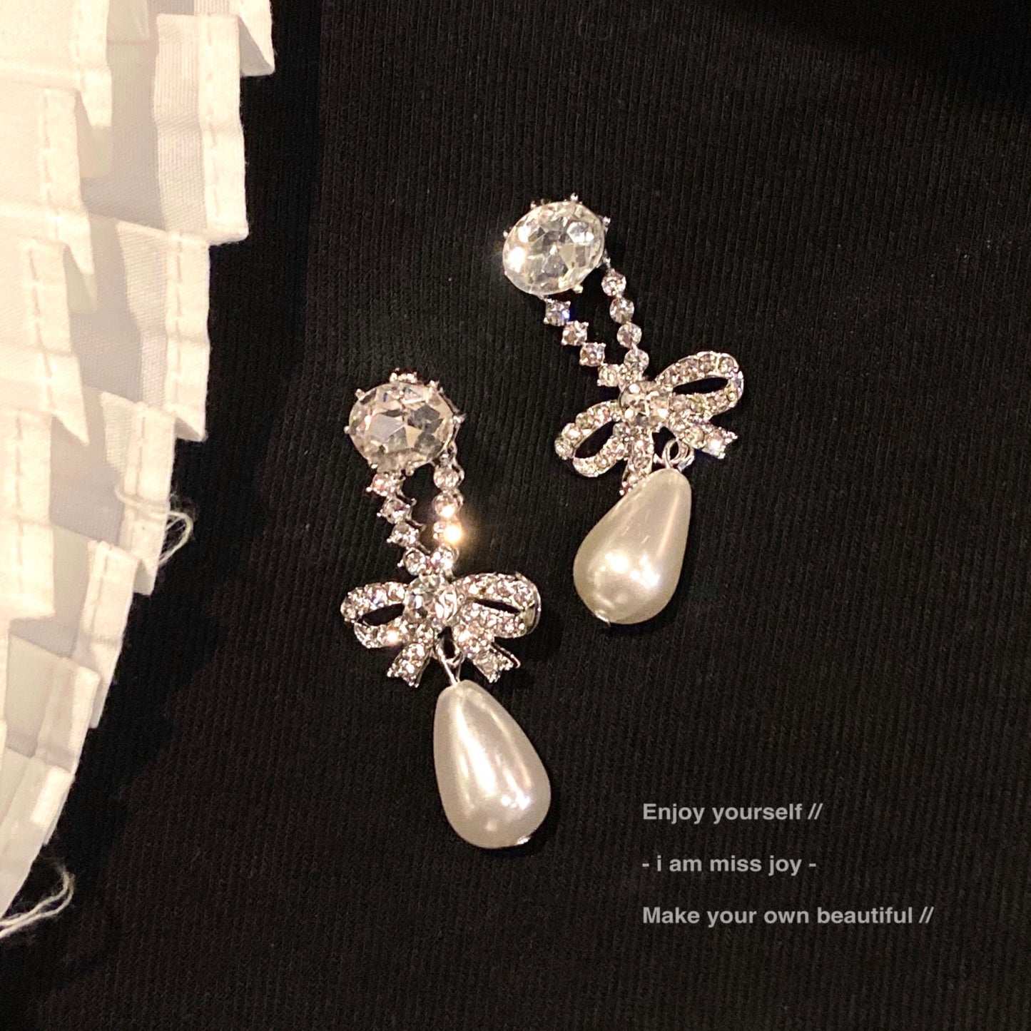 Pearl earrings