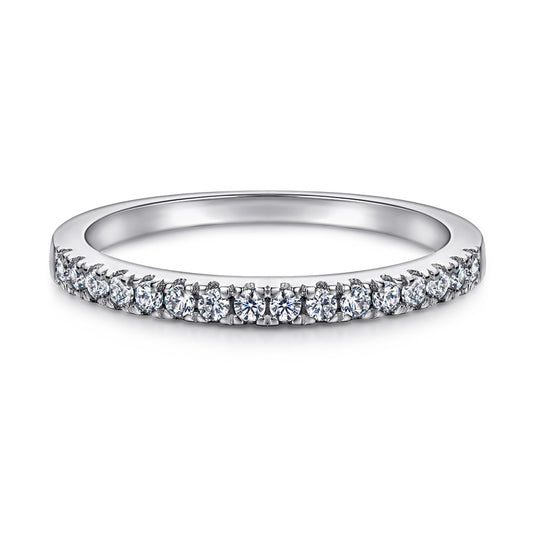 Full diamond Love ring