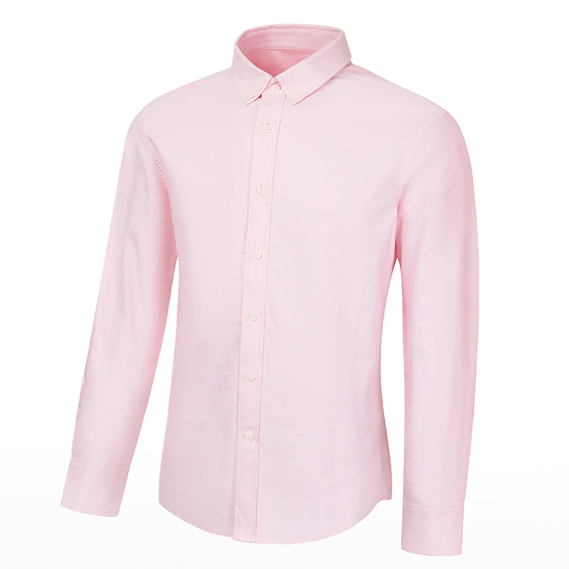 【SAMPLE PRICE】Oxford Shirts Cotton Men's Best Selling Type Logo Dress